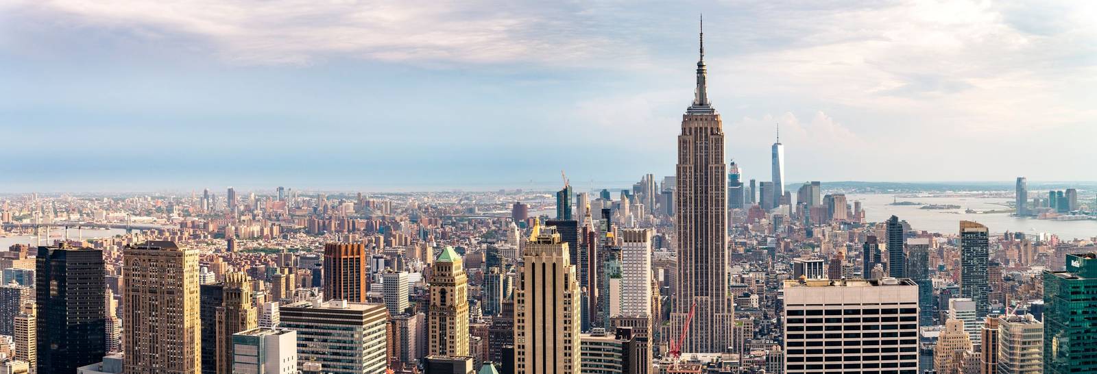 Manhattan skyline panorama